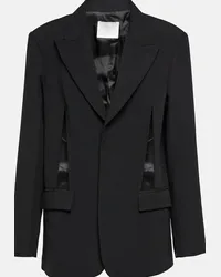 Dion Lee Blazer con cutout Nero