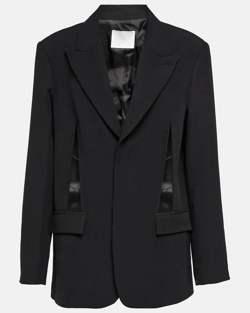 Dion Lee Blazer con cutout Nero