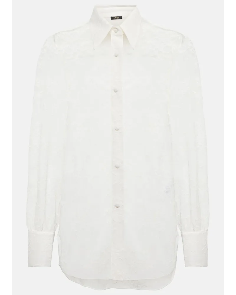 Oséree OsÃ©ree Camicia in pizzo Bianco