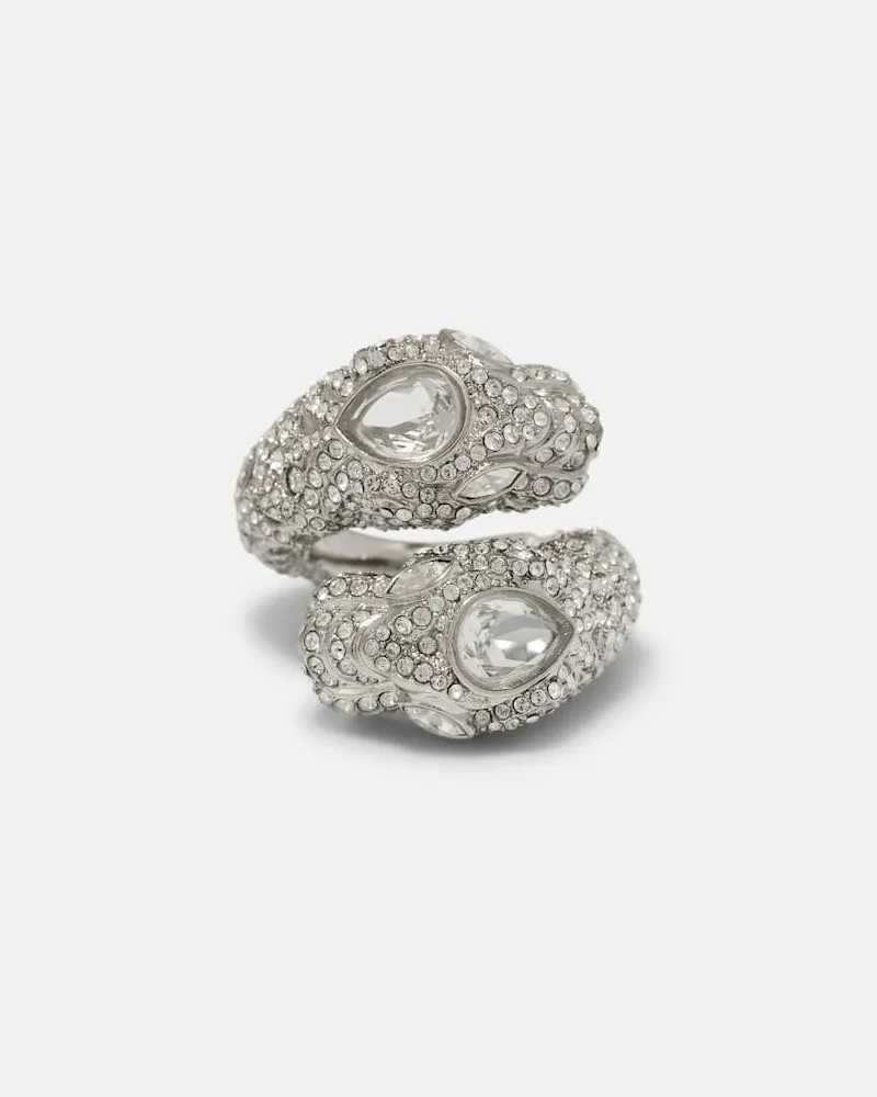 Gucci Anello Dionysus con cristalli Argento