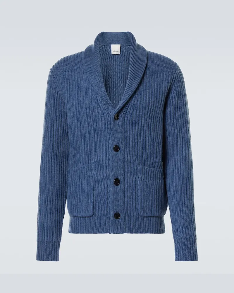 ALLUDE Cardigan in lana e cashmere Blu
