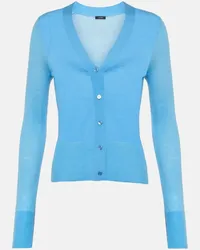 Joseph Cardigan Cashair in cashmere Blu