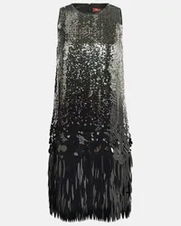 Max Mara Abito corto Bevanda con paillettes Nero