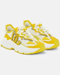 Dolce & Gabbana Sneakers Daymaster con pelle Giallo