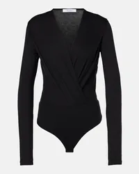 Max Mara Body Firma in jersey Nero