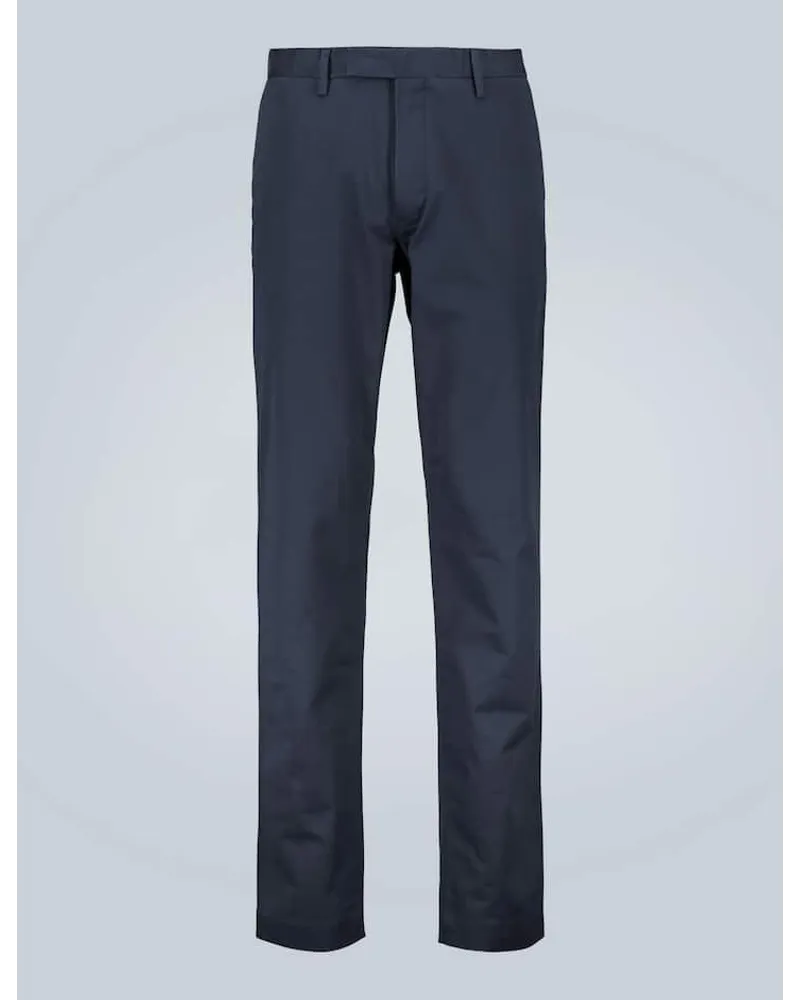 Ralph Lauren Pantaloni slim in cotone Blu