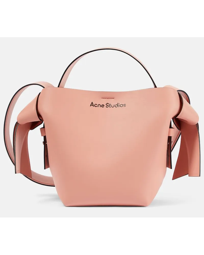 Acne Studios Borsa a spalla Musubi Mini in pelle Rosa