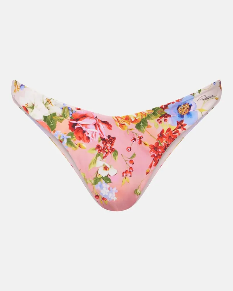 Roberto Cavalli Slip bikini con stampa Multicolore
