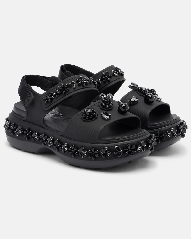 Simone Rocha x Crocs â Sandali platform Nero