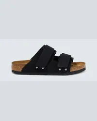 Birkenstock Sandali Uji in nabuk e suede Nero