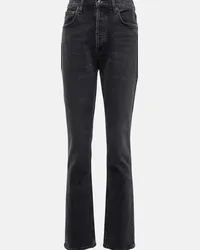 AGOLDE Jeans slim Freya a vita alta Nero