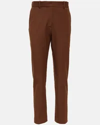 Joseph Pantaloni regular Coleman in gabardine Marrone