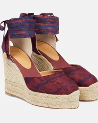 Altuzarra Espadrillas con zeppa Carina con stampa Multicolore