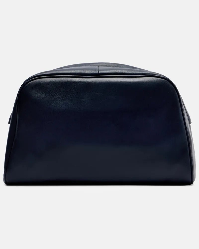 The Row Clutch Leila Small in pelle Blu