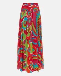 Emilio Pucci Gonna lunga Bersaglio in cotone Multicolore