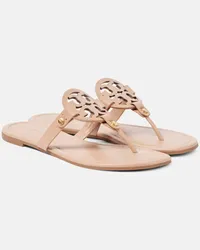 Tory Burch Sandali infradito Miller in pelle Marrone