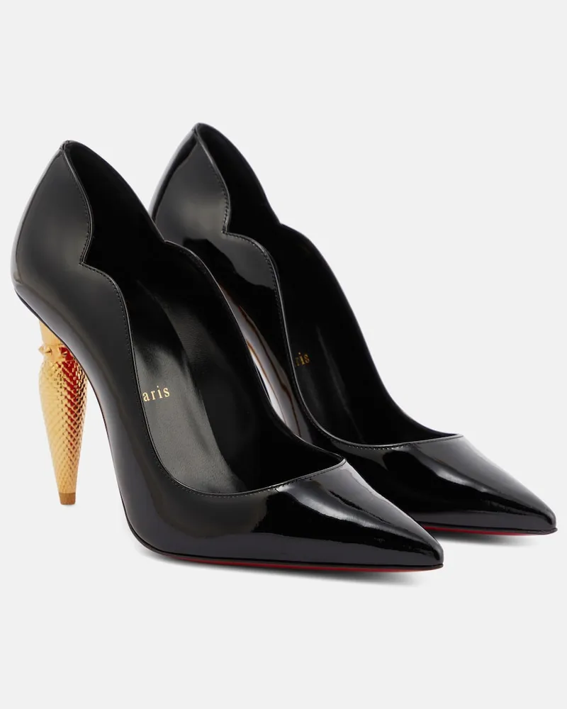 Christian Louboutin Pumps Lipchick in vernice Nero