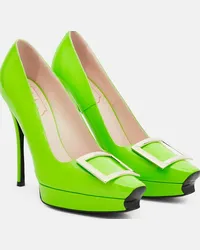 Roger Vivier Pumps Trompette in vernice Verde