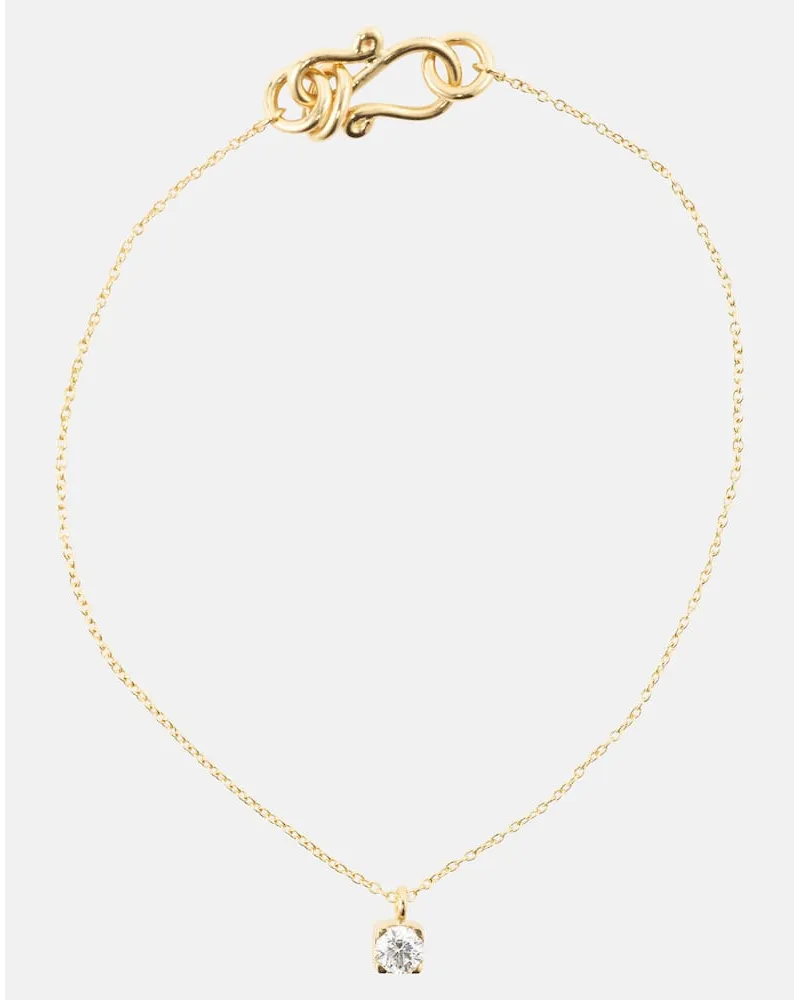 Sophie Bille Brahe Bracciale in oro 18kt con diamante Oro