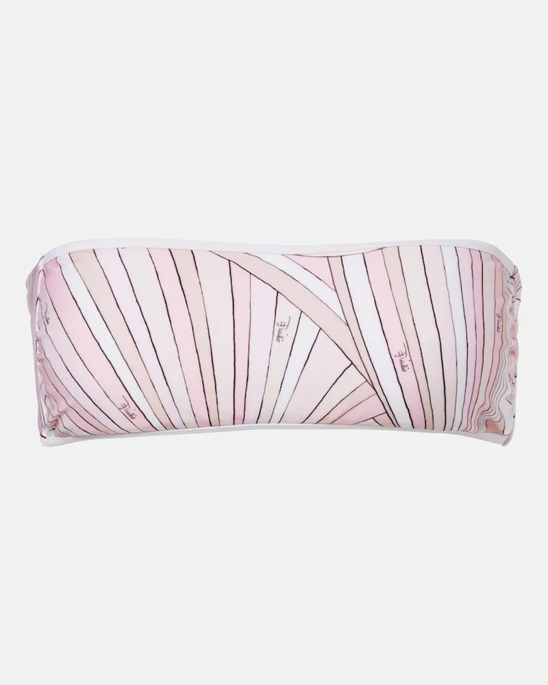 Emilio Pucci Top bikini Iride Rosa