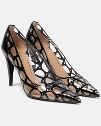 Valentino Garavani Pumps Toile Iconographe in PVC Nero