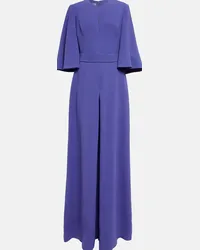 Elie Saab Jumpsuit in crêpe Blu