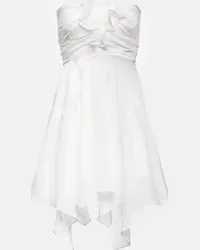 Isabel Marant Miniabito Tiffen in chiffon di seta Bianco