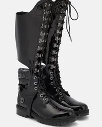 Jimmy Choo x Timberland - Stivali in vernice Nero