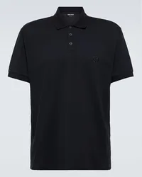 Giorgio Armani Polo in misto cotone Blu