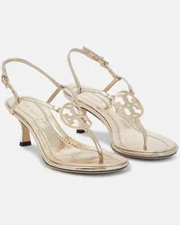 Tory Burch Sandali Capri Miller in pelle Oro