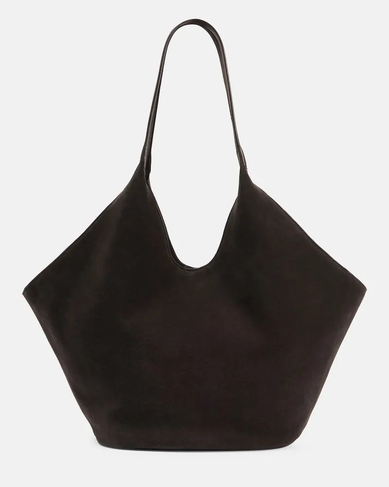 Aesther Ekme Borsa Phantom Large in suede Marrone