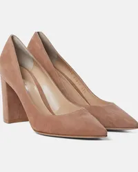 Gianvito Rossi Pumps Piper 85 in suede Beige