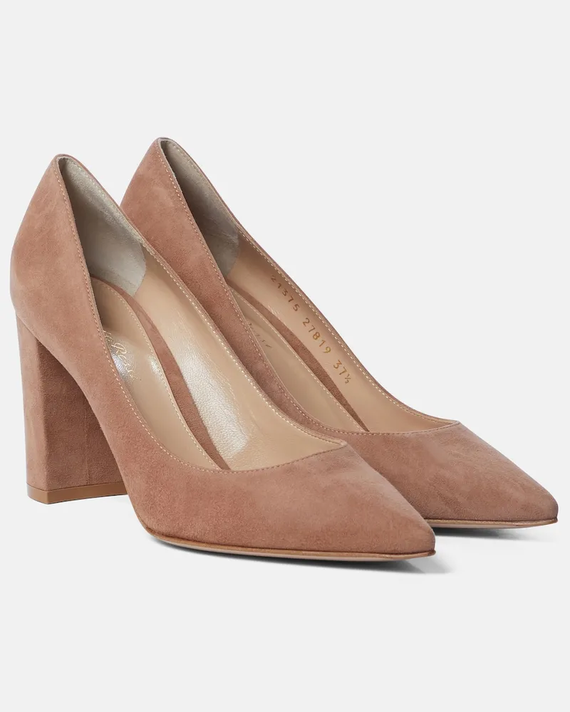 Gianvito Rossi Pumps Piper 85 in suede Beige