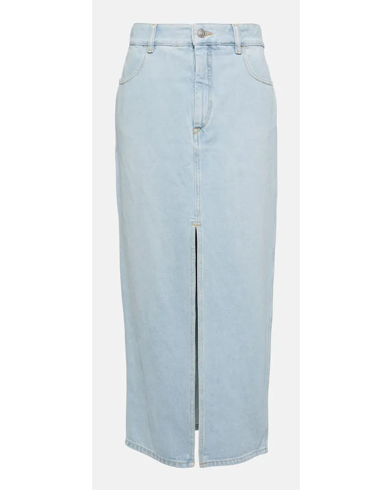 Isabel Marant Gonna lunga di jeans Vinea Blu