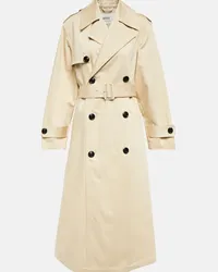 AMI Paris Trench in cotone Beige