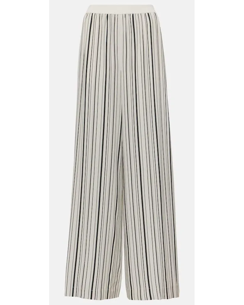 Joseph Pantaloni a gamba larga Hulin in crÃªpe di seta Bianco