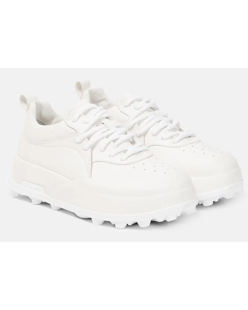 Jil Sander Sneakers in pelle Bianco