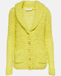 Gabriela Hearst Cardigan Moses in cashmere Verde