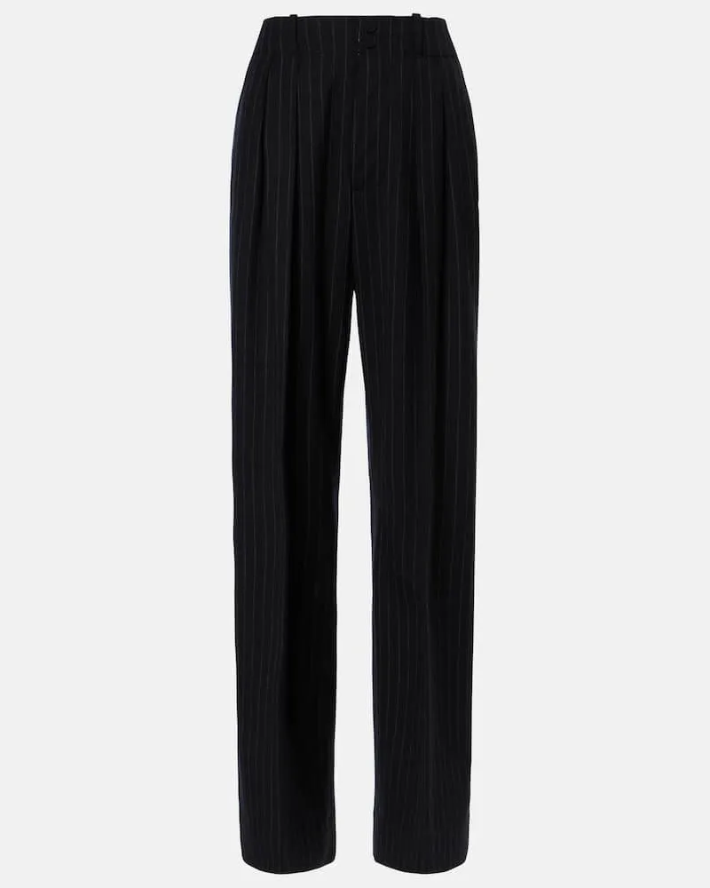PLAN C Pantaloni in misto lana gessta Verde