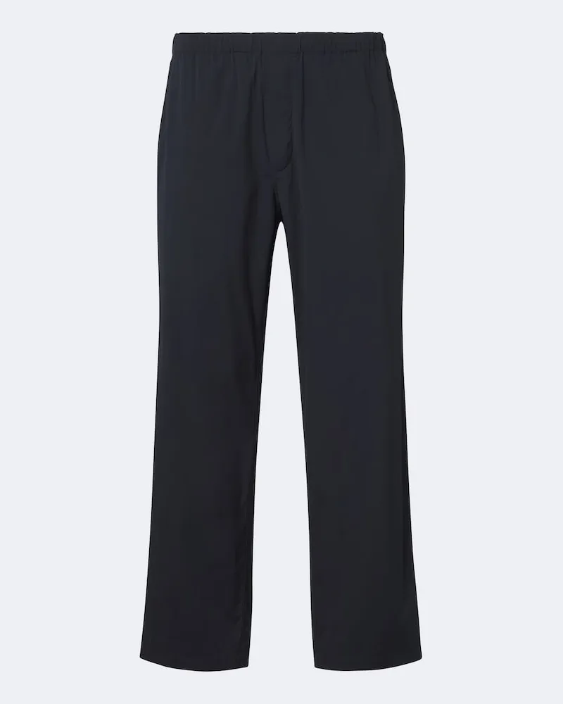 The Row Pantaloni Pascale in popeline di cotone Blu