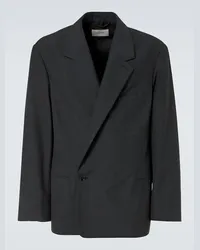 Christophe Lemaire Blazer in twill Nero