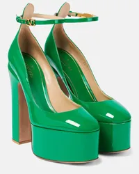 Valentino Garavani Pumps con plateau Tan-Go 155 Verde