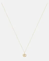 Sydney Evan Collana Pretzel in oro 14kt con diamanti Oro