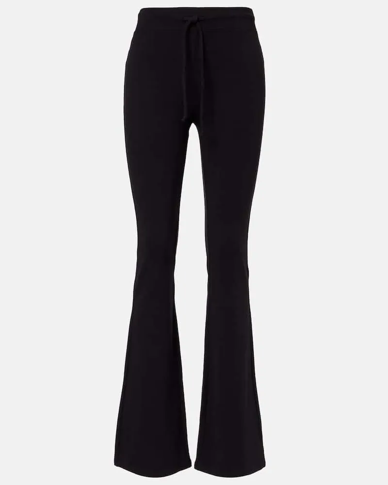 alo Pantaloni sportivi Sway bootcut Nero