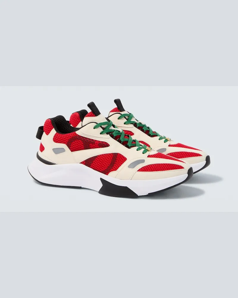 Valentino Garavani Sneakers Demiyee con camoscio Rosso
