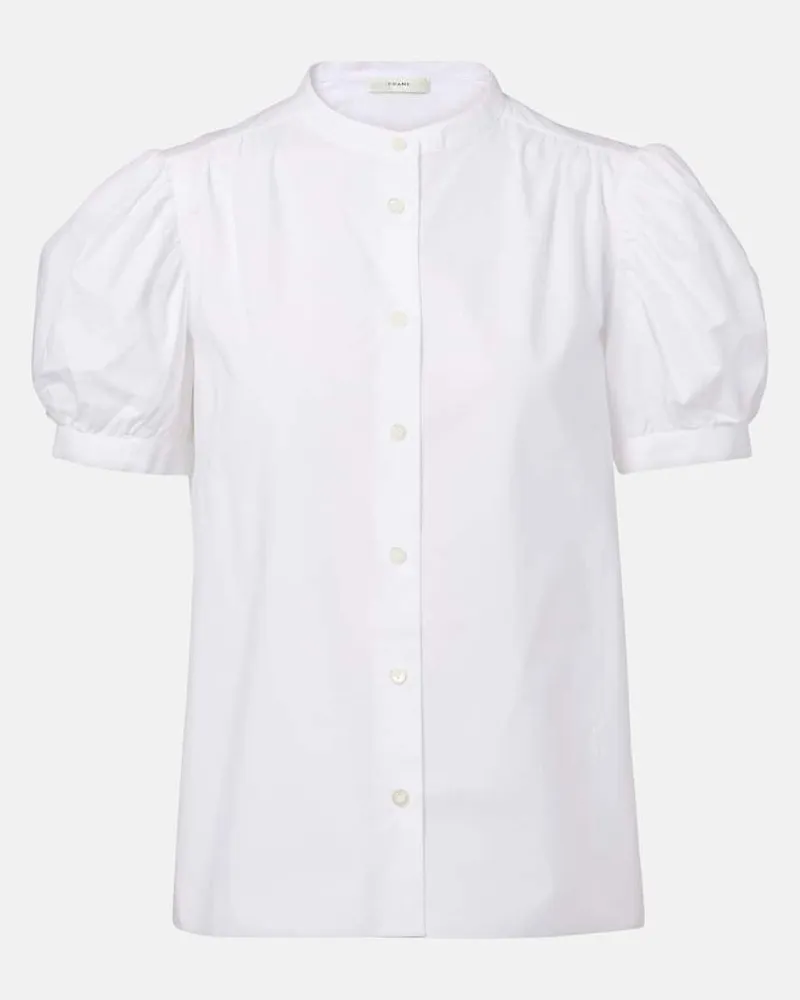 Frame Denim Top in cotone Bianco