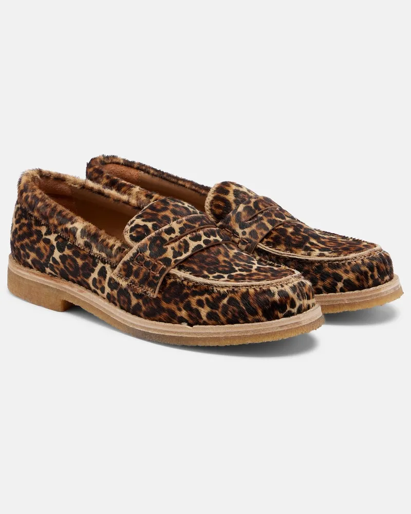 Golden Goose Mocassini Jerry in cavallino Marrone