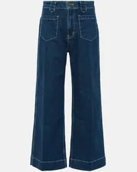 Frame Denim Jeans regular cropped Utility Relaxed Blu