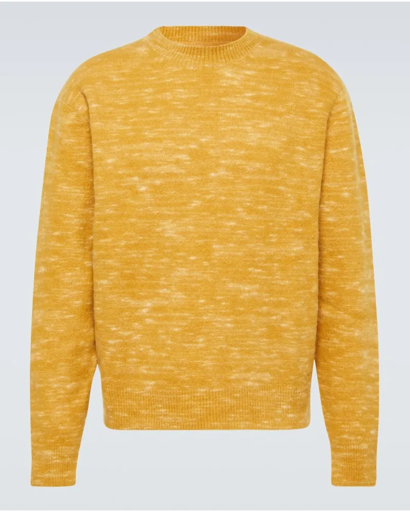 The Elder Statesman Pullover Jasper in misto cashmere Giallo