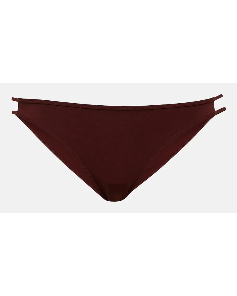 Eres Slip bikini Manguier a vita bassa Marrone